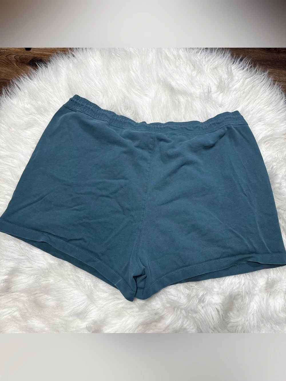 Nike Women's Teal Knit Drawstring Athletic Shorts size Women’s XXL